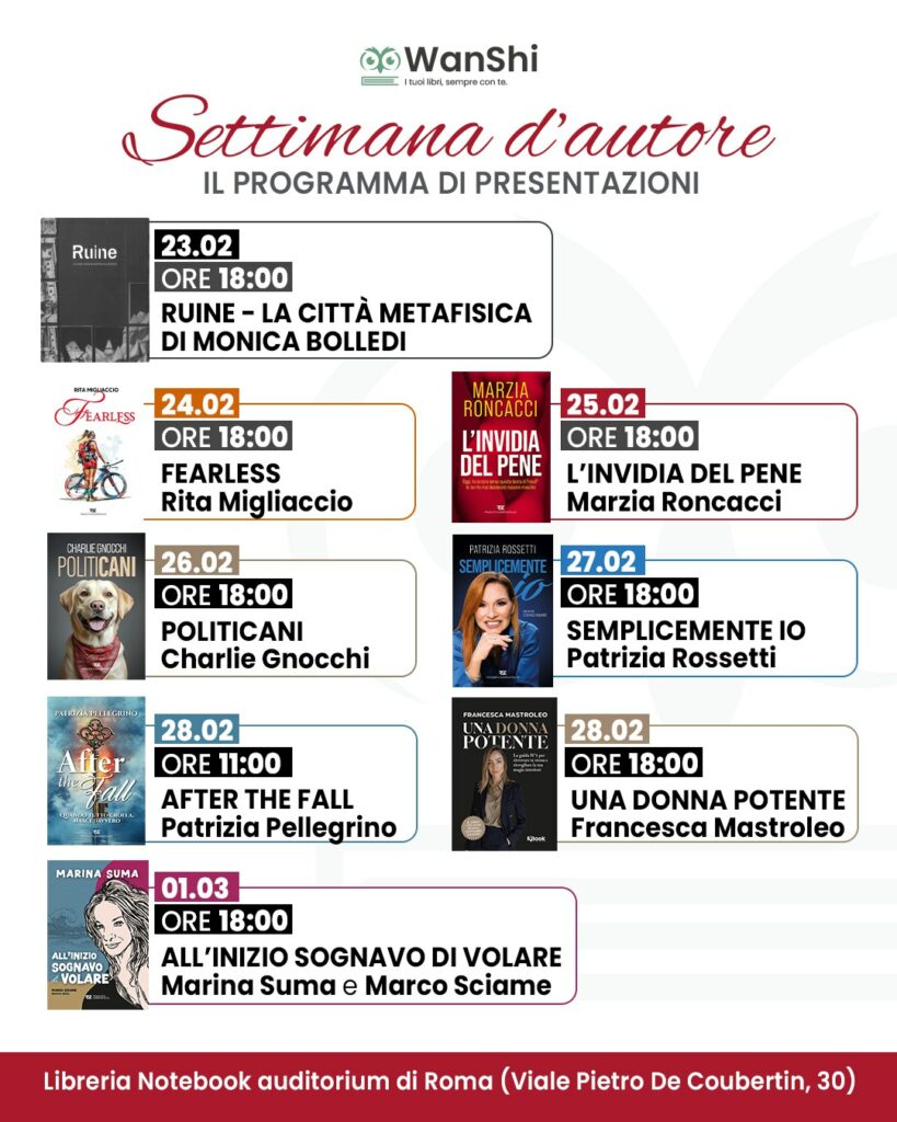 Settimana d'autore (edizioni WanShi)